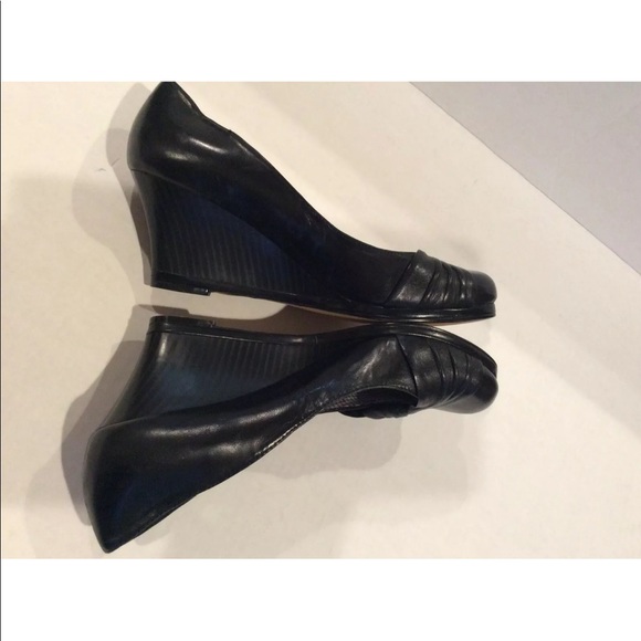 Report Shoes Report Black Mary Jane Wedge Shoes 85 Poshmark